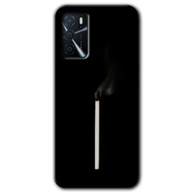 Gramaphone Oppo A16 HD Desen Baskılı Arka Kapak Sönmüş Kibrit Kılıf