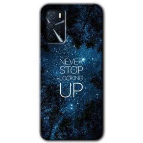 Gramaphone Oppo A16 HD Desen Baskılı Arka Kapak Stars Wallpaper Kılıf