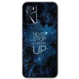 Gramaphone Oppo A16 HD Desen Baskılı Arka Kapak Stars Wallpaper Kılıf