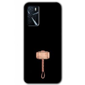 Gramaphone Oppo A16 HD Desen Baskılı Arka Kapak Thor Çekiç Kılıf