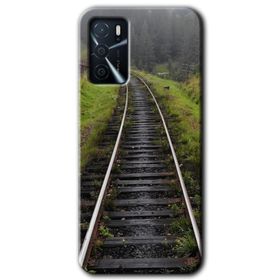 Gramaphone Oppo A16 HD Desen Baskılı Arka Kapak Tren Yolu Kılıf