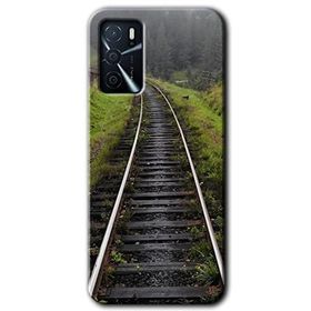 Gramaphone Oppo A16 HD Desen Baskılı Arka Kapak Tren Yolu Kılıf