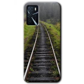 Gramaphone Oppo A16 HD Desen Baskılı Arka Kapak Tren Yolu Kılıf