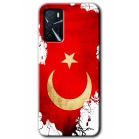 Gramaphone Oppo A16 HD Desen Baskılı Arka Kapak Türkiyem Kılıf