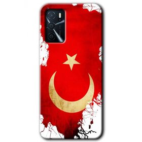 Gramaphone Oppo A16 HD Desen Baskılı Arka Kapak Türkiyem Kılıf