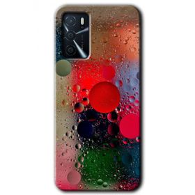 Gramaphone Oppo A16 HD Desen Baskılı Arka Kapak Wet Bubbles Kılıf