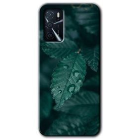 Gramaphone Oppo A16 HD Desen Baskılı Arka Kapak Yağmurlu Yaprak Kılıf