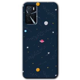 Gramaphone Oppo A16 HD Desen Baskılı Arka Kapak Yarım Mermer Kılıf