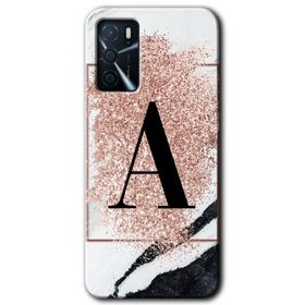 Gramaphone Oppo A16 HD Desen Baskılı Arka Kapak Yarım Mermer Kılıf