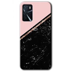 Gramaphone Oppo A16 HD Desen Baskılı Arka Kapak Yarım Mermer Kılıf