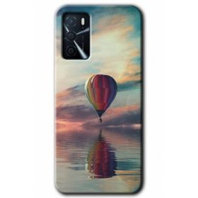 Gramaphone Oppo A16 HD Desen Baskılı Arka Kapak Zeplin Kılıf