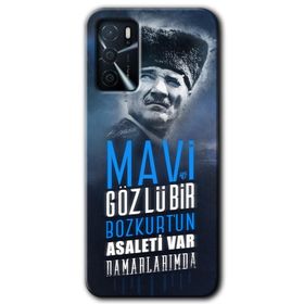 Gramaphone Oppo A16 Kılıf HD Desen Baskılı Arka Kapak - Bezdum Da Kılıf