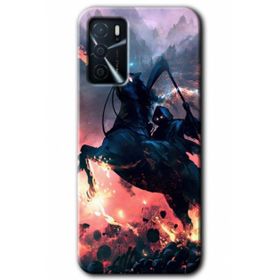 Gramaphone Oppo A16 Kılıf HD Desen Baskılı Arka Kapak - Bloodhorne Kılıf