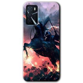 Gramaphone Oppo A16 Kılıf HD Desen Baskılı Arka Kapak - Bloodhorne Kılıf