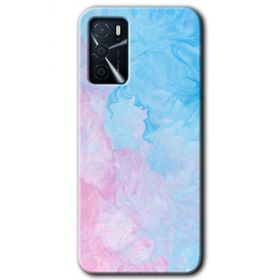 Gramaphone Oppo A16 Kılıf HD Desen Baskılı Arka Kapak - Blue Art Kılıf
