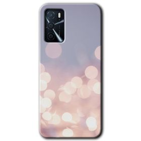 Gramaphone Oppo A16 Kılıf HD Desen Baskılı Arka Kapak - Blur Lights Kılıf