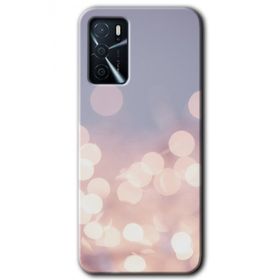 Gramaphone Oppo A16 Kılıf HD Desen Baskılı Arka Kapak - Blur Lights Kılıf