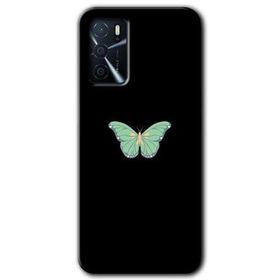 Gramaphone Oppo A16 Kılıf HD Desen Baskılı Arka Kapak - Butterfly Tree Kılıf
