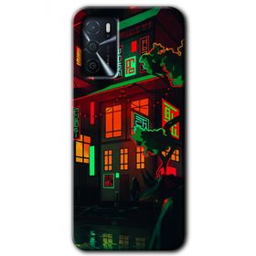 Gramaphone Oppo A16 Kılıf HD Desen Baskılı Arka Kapak - China Street Kılıf