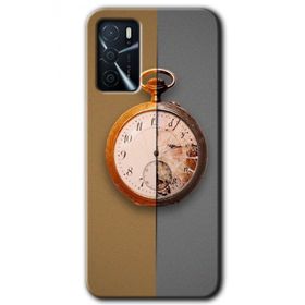 Gramaphone Oppo A16 Kılıf HD Desen Baskılı Arka Kapak - Clocks Artwork Kılıf