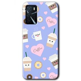 Gramaphone Oppo A16 Kılıf HD Desen Baskılı Arka Kapak - Coffee Cake Kılıf