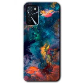 Gramaphone Oppo A16 Kılıf HD Desen Baskılı Arka Kapak - Color Storm Kılıf