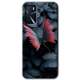 Gramaphone Oppo A16 Kılıf HD Desen Baskılı Arka Kapak - Dark Butterfly Kılıf