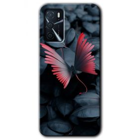 Gramaphone Oppo A16 Kılıf HD Desen Baskılı Arka Kapak - Dark Butterfly Kılıf