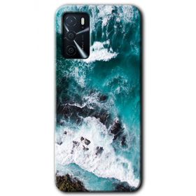 Gramaphone Oppo A16 Kılıf HD Desen Baskılı Arka Kapak - Deniz Kıyısı Kılıf