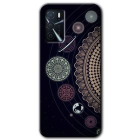 Gramaphone Oppo A16 Kılıf HD Desen Baskılı Arka Kapak - Gezegen Döngüsü Kılıf