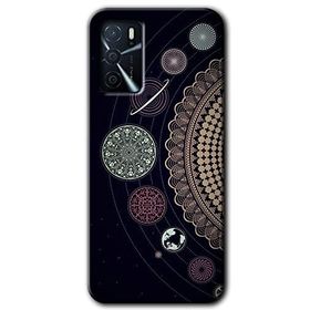 Gramaphone Oppo A16 Kılıf HD Desen Baskılı Arka Kapak - Gezegen Döngüsü Kılıf
