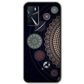 Gramaphone Oppo A16 Kılıf HD Desen Baskılı Arka Kapak - Gezegen Döngüsü Kılıf