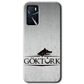 Gramaphone Oppo A16 Kılıf HD Desen Baskılı Arka Kapak - Göktürk Kılıf