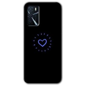 Gramaphone Oppo A16 Kılıf HD Desen Baskılı Arka Kapak - Heart Strokes Kılıf