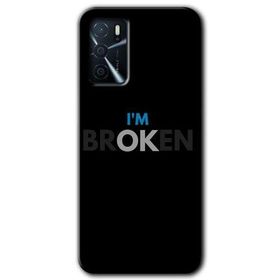 Gramaphone Oppo A16 Kılıf HD Desen Baskılı Arka Kapak - Im Broken Kılıf