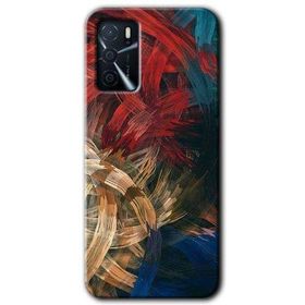 Gramaphone Oppo A16 Kılıf HD Desen Baskılı Arka Kapak - Karma Boyalar Kılıf