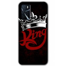 Gramaphone Oppo A16 Kılıf HD Desen Baskılı Arka Kapak - King Kılıf