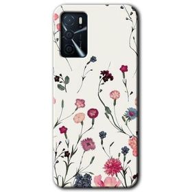 Gramaphone Oppo A16 Kılıf HD Desen Baskılı Arka Kapak - Mat Çiçek Kılıf