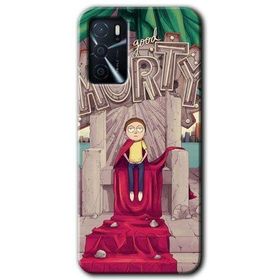 Gramaphone Oppo A16 Kılıf HD Desen Baskılı Arka Kapak - Morty Kılıf
