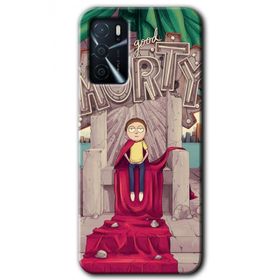 Gramaphone Oppo A16 Kılıf HD Desen Baskılı Arka Kapak - Morty Kılıf
