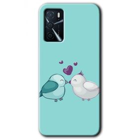 Gramaphone Oppo A16 Kılıf HD Desen Baskılı Arka Kapak - Mutlu Kuşlar Kılıf