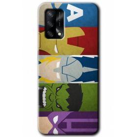 Gramaphone Oppo A54 Hd Desen Avengers 1 Baskılı Arka Kapak