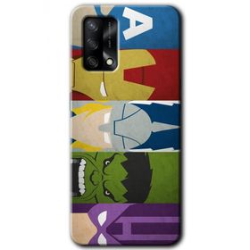Gramaphone Oppo A54 Hd Desen Avengers 1 Baskılı Arka Kapak