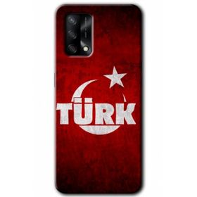 Gramaphone Oppo A54 Hd Desen Ayyıldız Türk Baskılı Arka Kapak