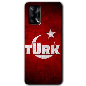Gramaphone Oppo A54 Hd Desen Ayyıldız Türk Baskılı Arka Kapak