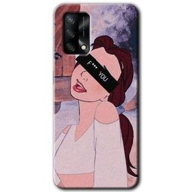 Gramaphone Oppo A54 Hd Desen Bad Girl Baskılı Arka Kapak