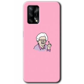 Gramaphone Oppo A54 Hd Desen Bad Grandmother Baskılı Arka Kapak