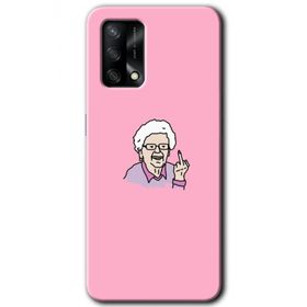 Gramaphone Oppo A54 Hd Desen Bad Grandmother Baskılı Arka Kapak