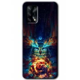 Gramaphone Oppo A54 Hd Desen Ballı Baykuş Baskılı Arka Kapak