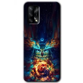 Gramaphone Oppo A54 Hd Desen Ballı Baykuş Baskılı Arka Kapak